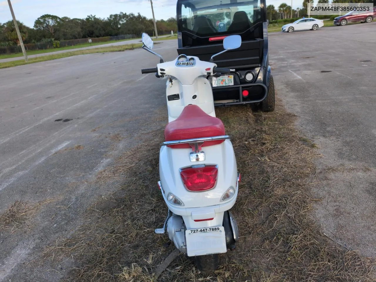 2008 Vespa Lx 150 VIN: ZAPM448F385600353 Lot: 75200024