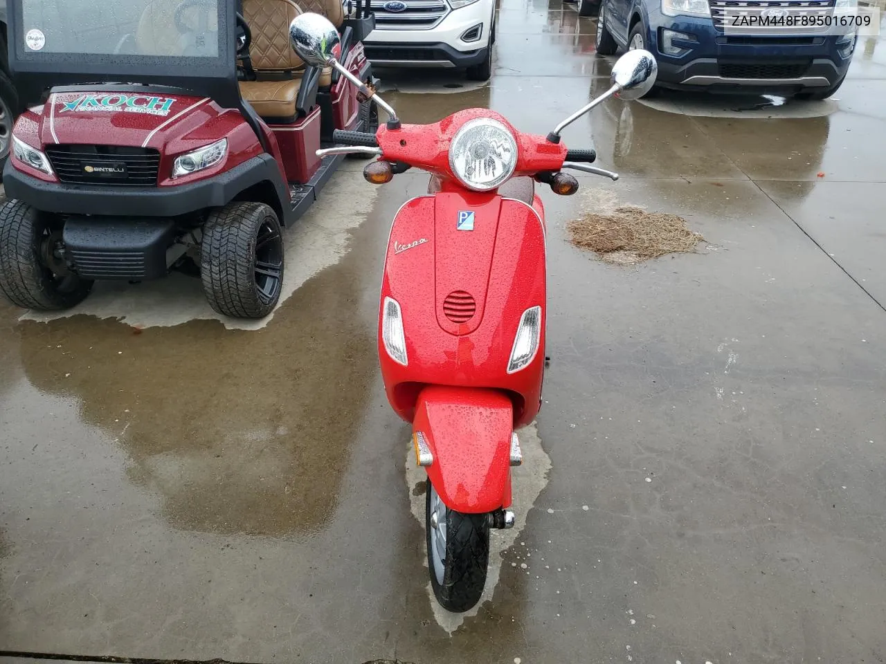 2009 Vespa Lx 150 VIN: ZAPM448F895016709 Lot: 74604364