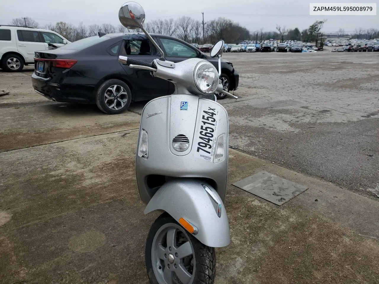 2009 Vespa Gts 250 VIN: ZAPM459L595008979 Lot: 79465154