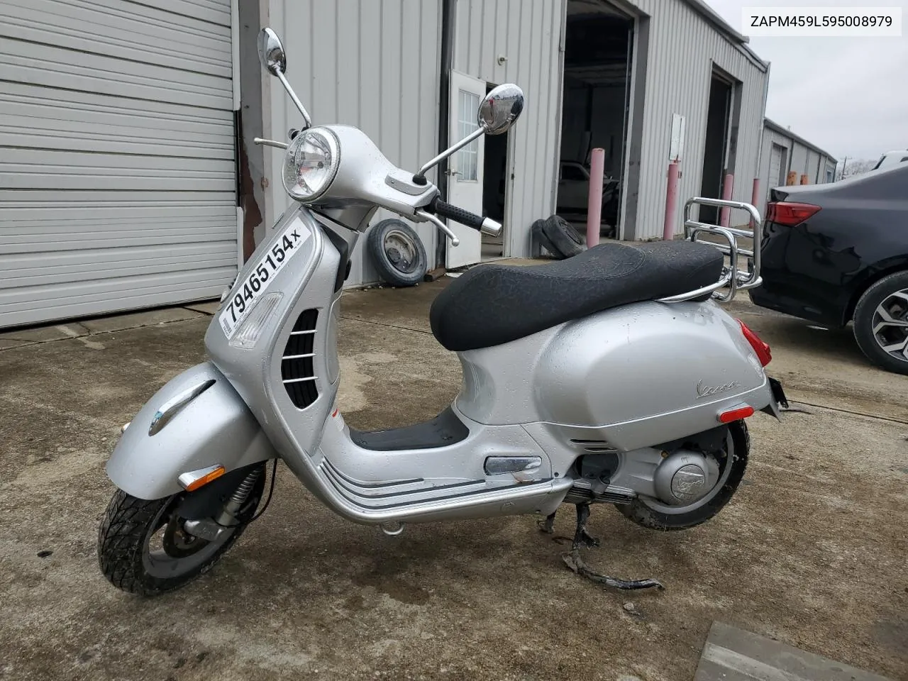 2009 Vespa Gts 250 VIN: ZAPM459L595008979 Lot: 79465154