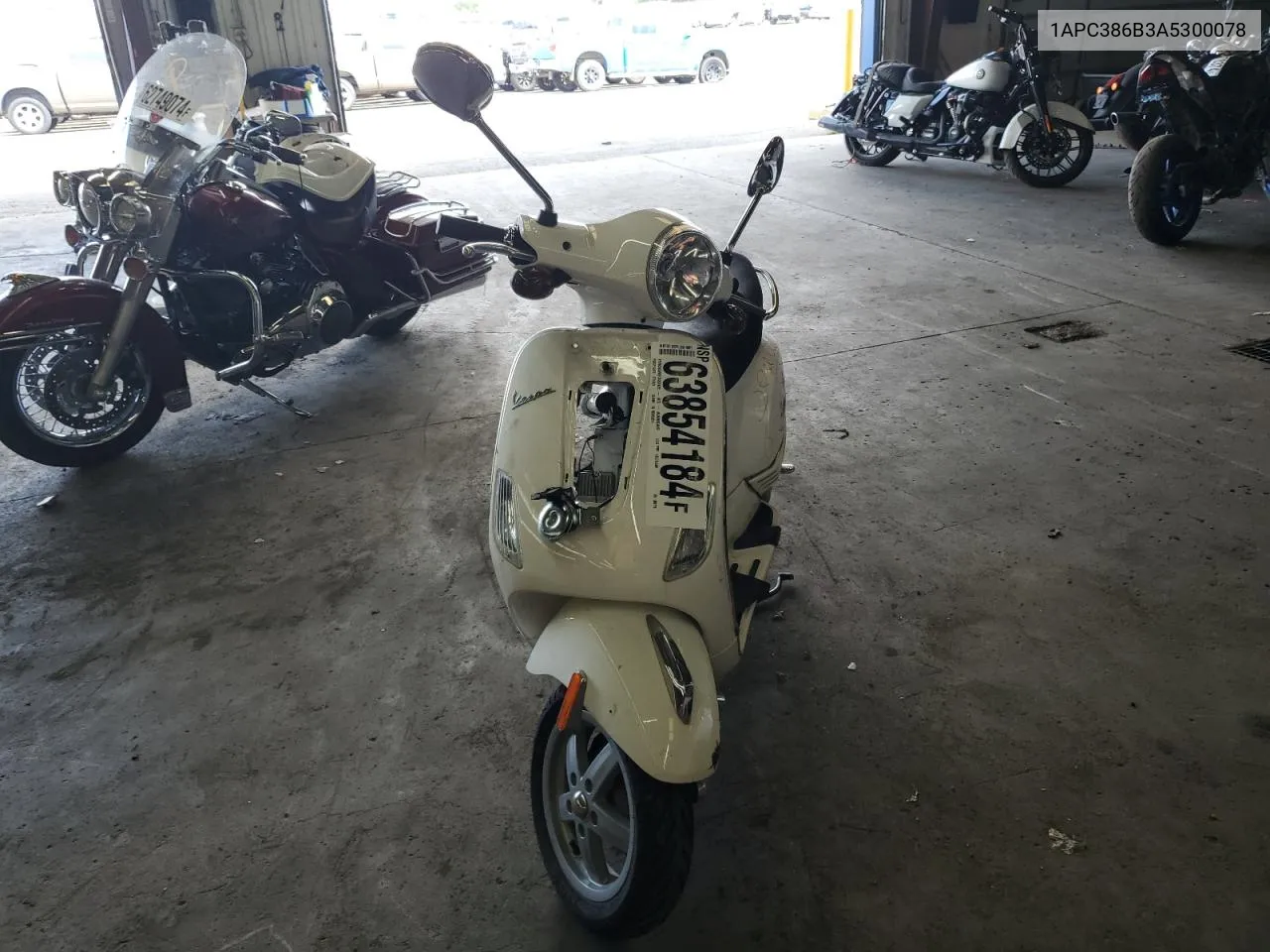 2010 Vespa Lx50 VIN: 1APC386B3A5300078 Lot: 63854184