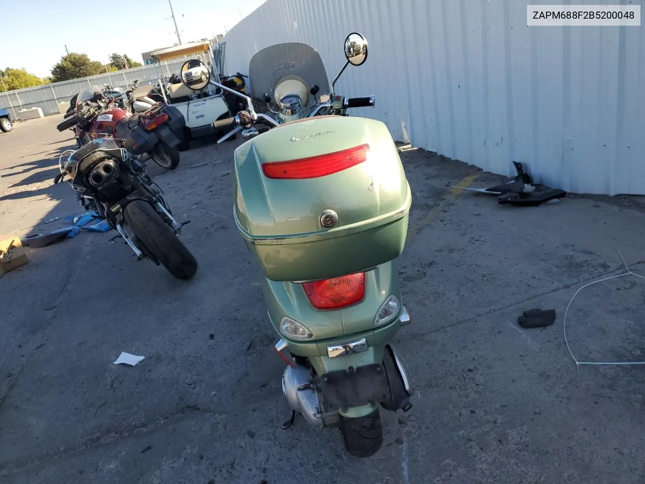 2011 Vespa Lx 150Ie VIN: ZAPM688F2B5200048 Lot: 74596574