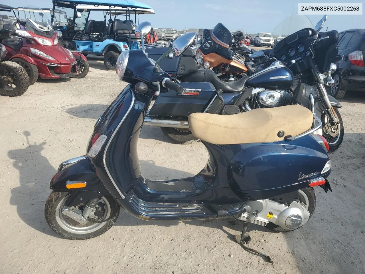 2012 Vespa Lx 150Ie VIN: ZAPM688FXC5002268 Lot: 76695004