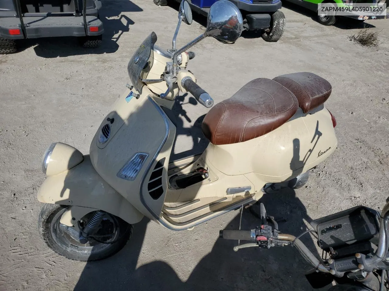 2013 Vespa Gts 300 Super VIN: ZAPM459L4D5901220 Lot: 75096094