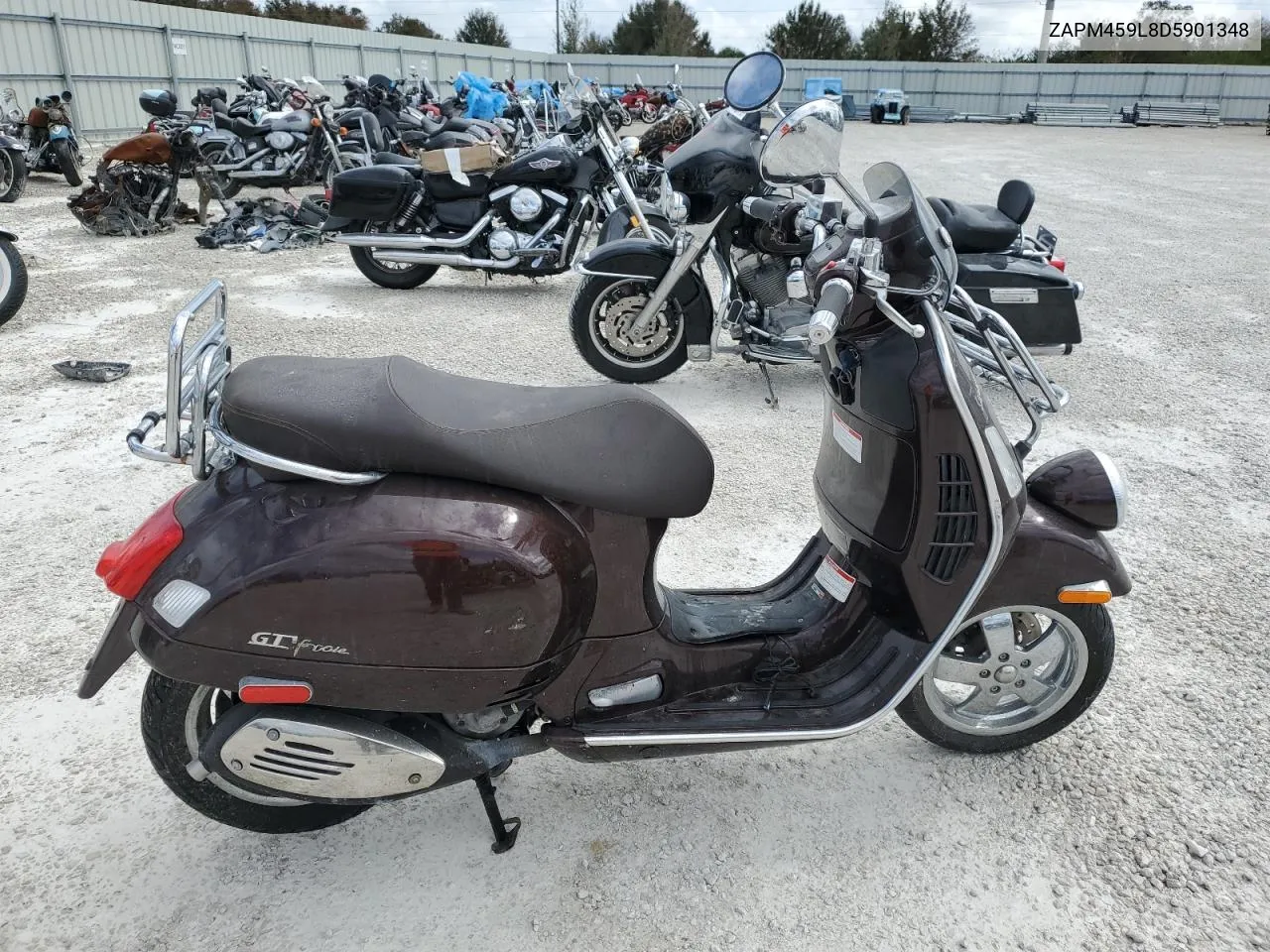 2013 Vespa Gts 300 Super VIN: ZAPM459L8D5901348 Lot: 76918024