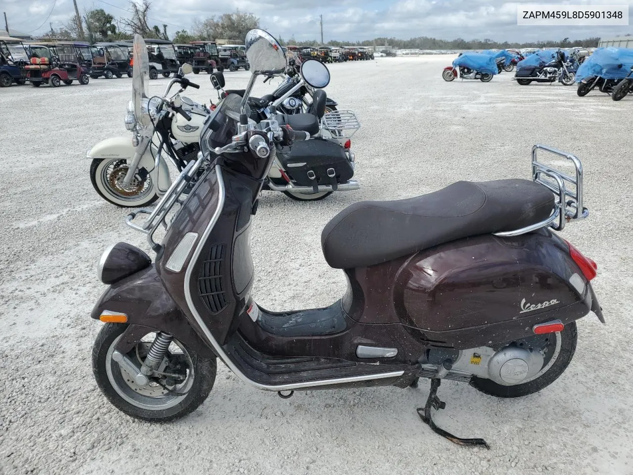 2013 Vespa Gts 300 Super VIN: ZAPM459L8D5901348 Lot: 76918024