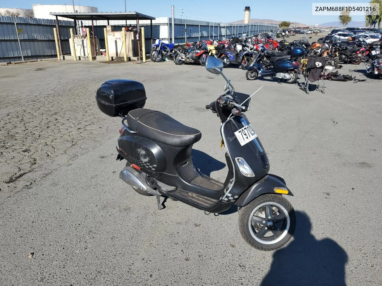 2013 Vespa Lx 150Ie VIN: ZAPM688F1D5401216 Lot: 79702994