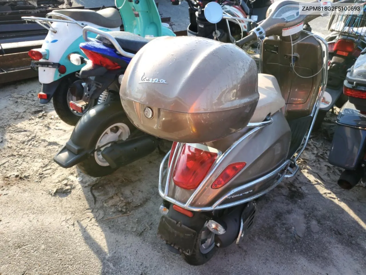 2015 Vespa Sprint 150 3V VIN: ZAPM818G2F5100693 Lot: 75395004