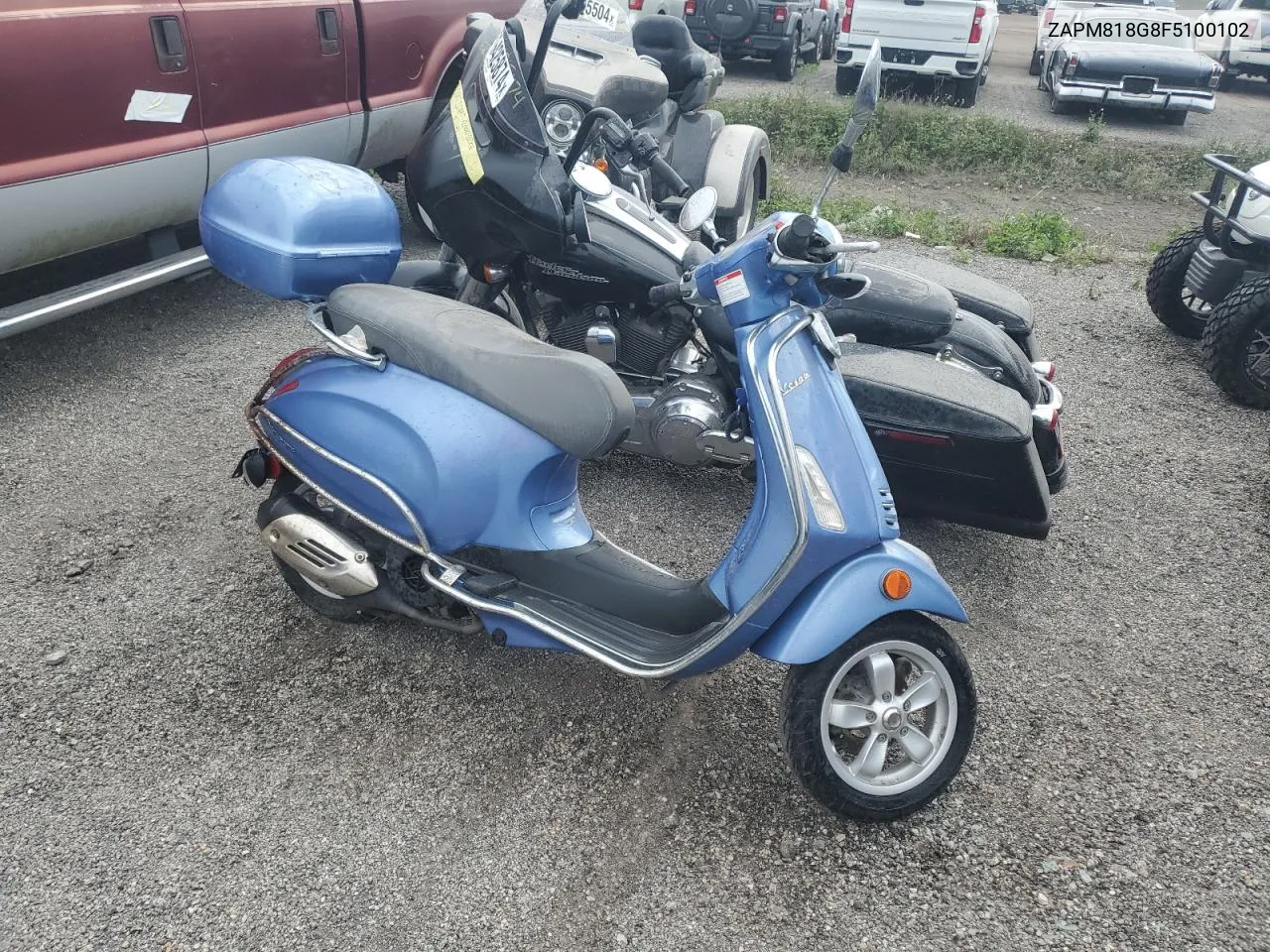 2015 Vespa Sprint 150 3V VIN: ZAPM818G8F5100102 Lot: 76441434