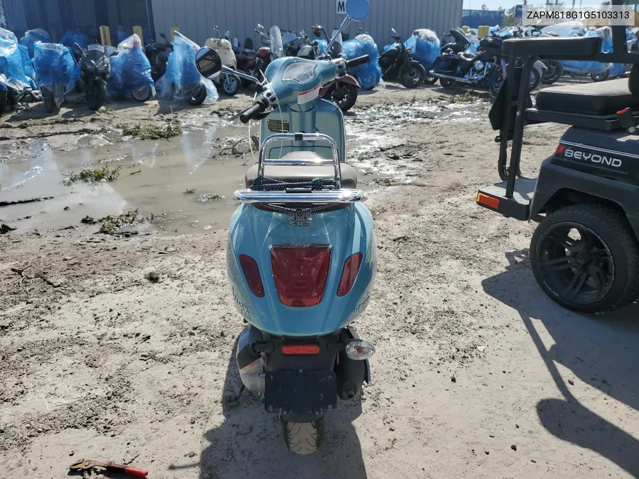 2016 Vespa Sprint 150 3V VIN: ZAPM818G1G5103313 Lot: 75131074