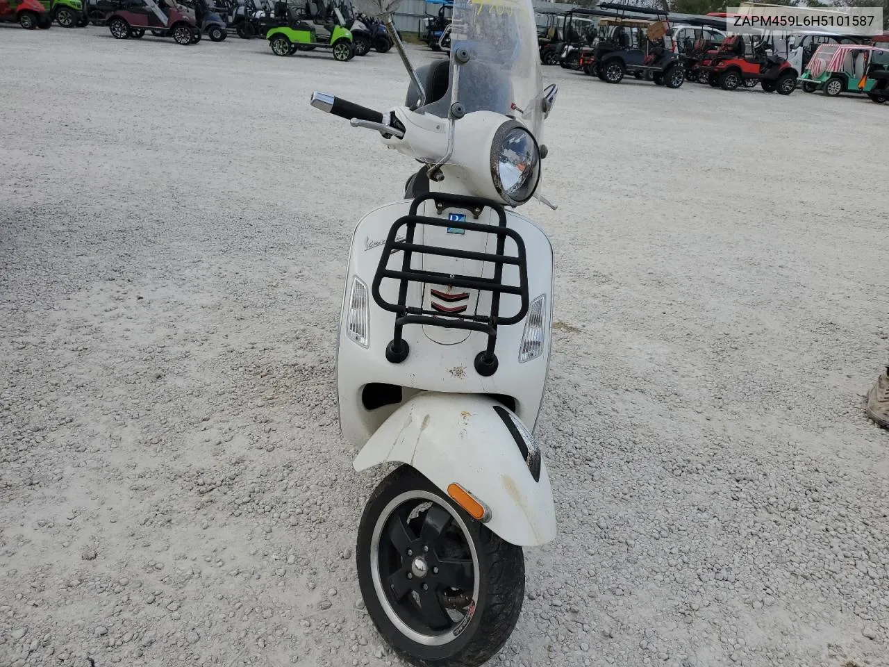 2017 Vespa Gts 300 Super VIN: ZAPM459L6H5101587 Lot: 77005494