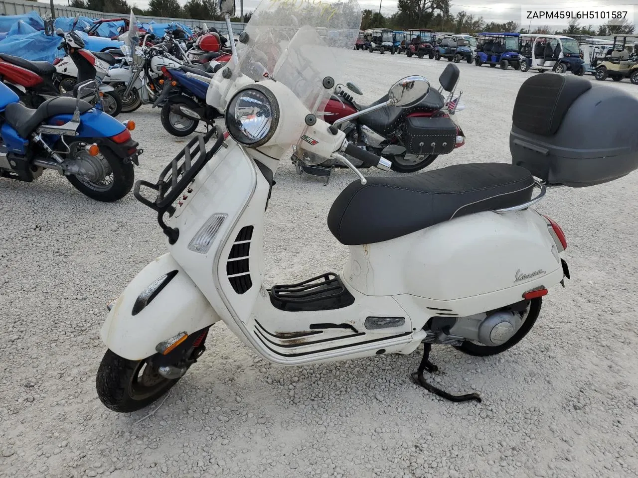 2017 Vespa Gts 300 Super VIN: ZAPM459L6H5101587 Lot: 77005494