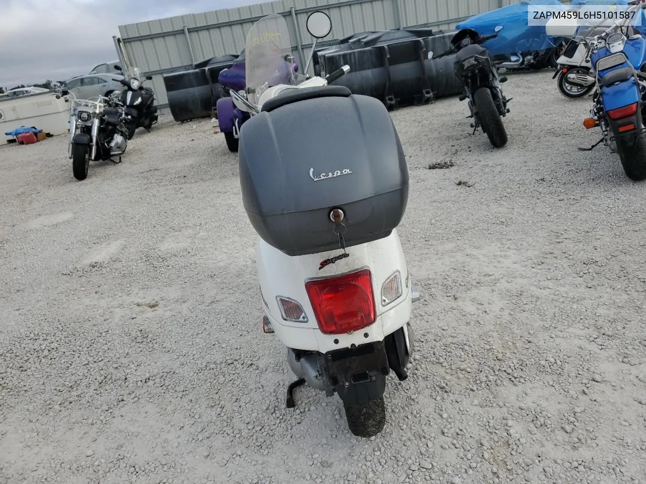 2017 Vespa Gts 300 Super VIN: ZAPM459L6H5101587 Lot: 77005494