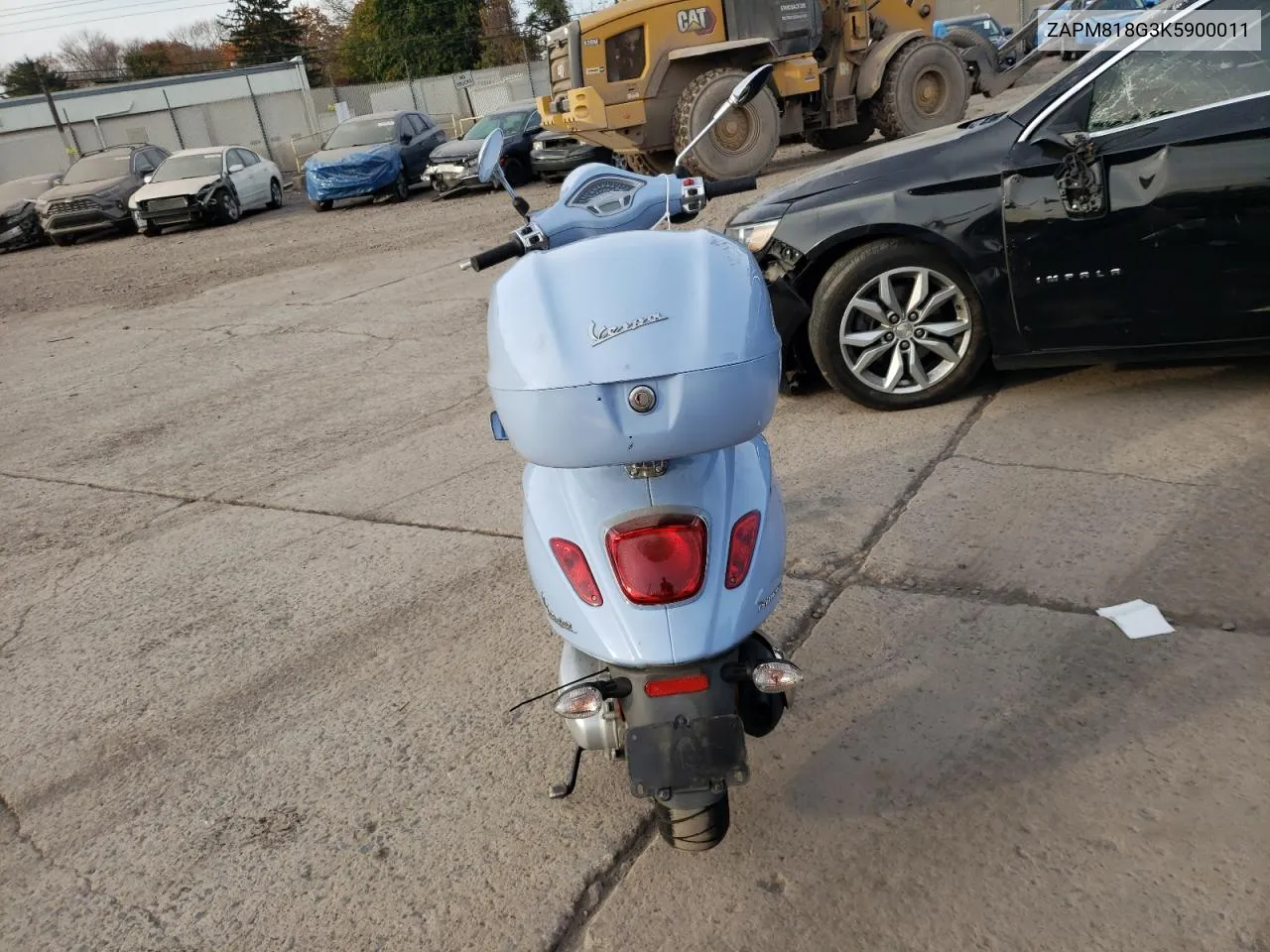 2019 Vespa Sprint 150 VIN: ZAPM818G3K5900011 Lot: 78086144