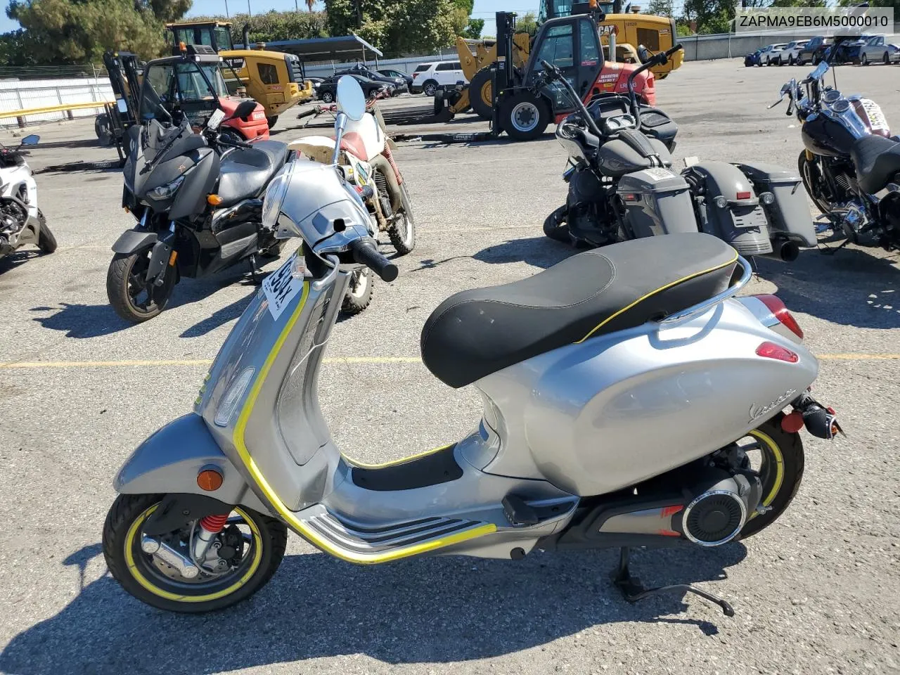 2021 Vespa Elettrica VIN: ZAPMA9EB6M5000010 Lot: 65171934