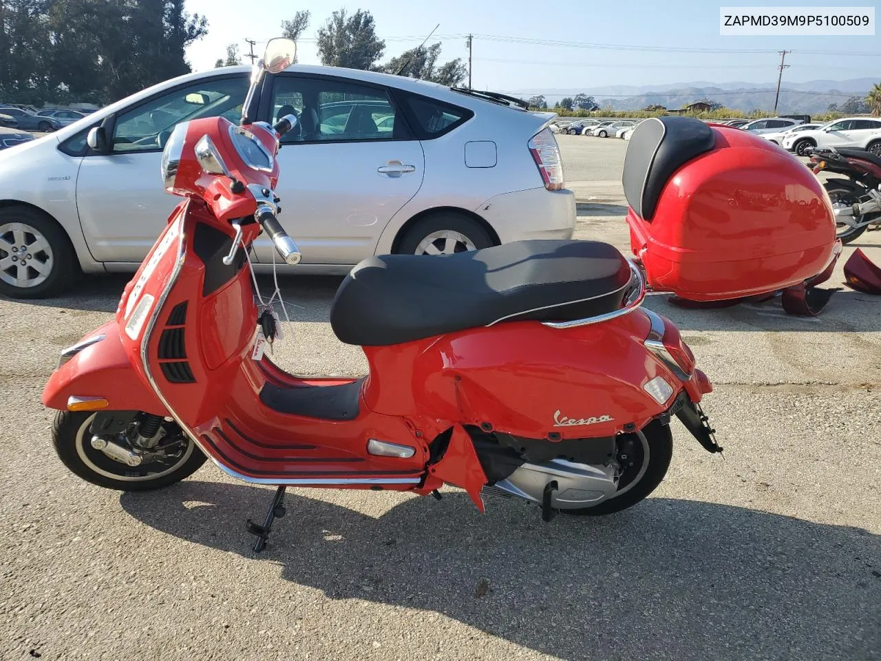 2023 Vespa Gts/Sei Giorni 300 VIN: ZAPMD39M9P5100509 Lot: 76527254