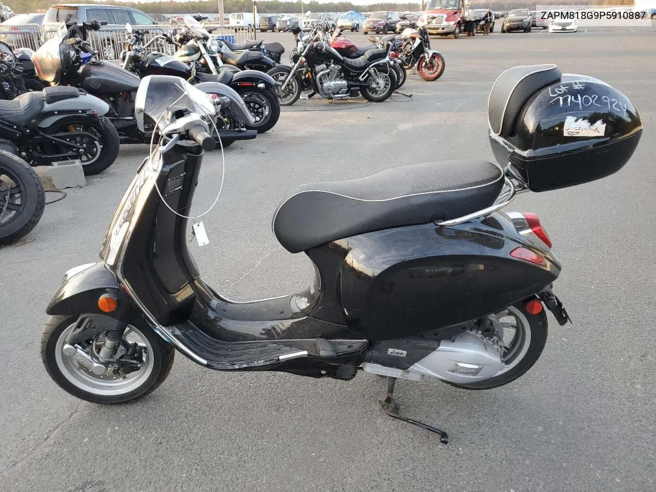 2023 Vespa Primavera/Sprint 150 VIN: ZAPM818G9P5910887 Lot: 77402924