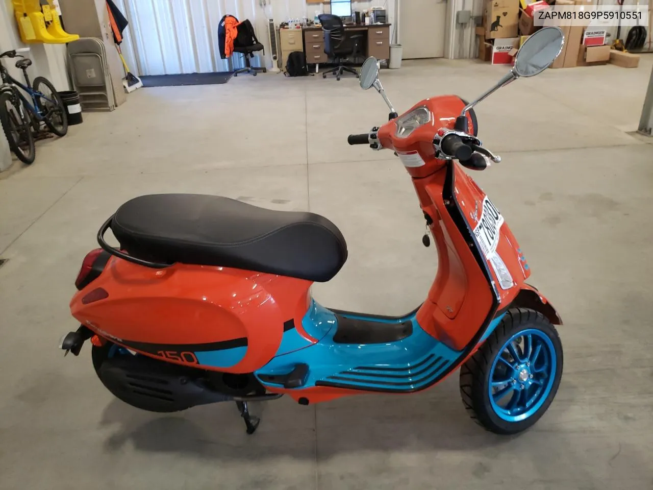 2023 Vespa Primavera/Sprint 150 VIN: ZAPM818G9P5910551 Lot: 78038004