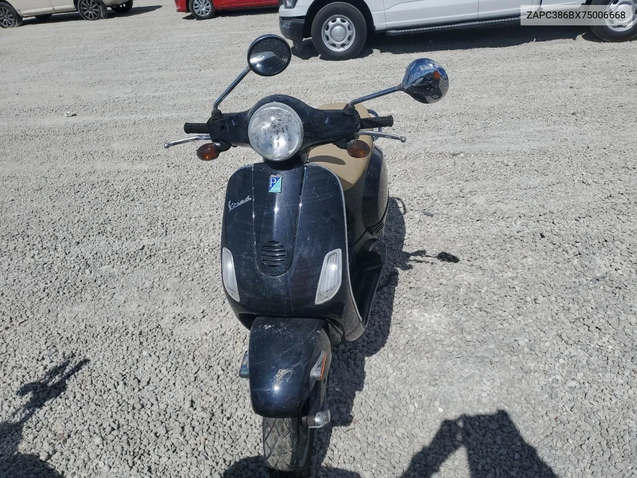 2007 Vespa Lx 50 VIN: ZAPC386BX75006668 Lot: 77491304