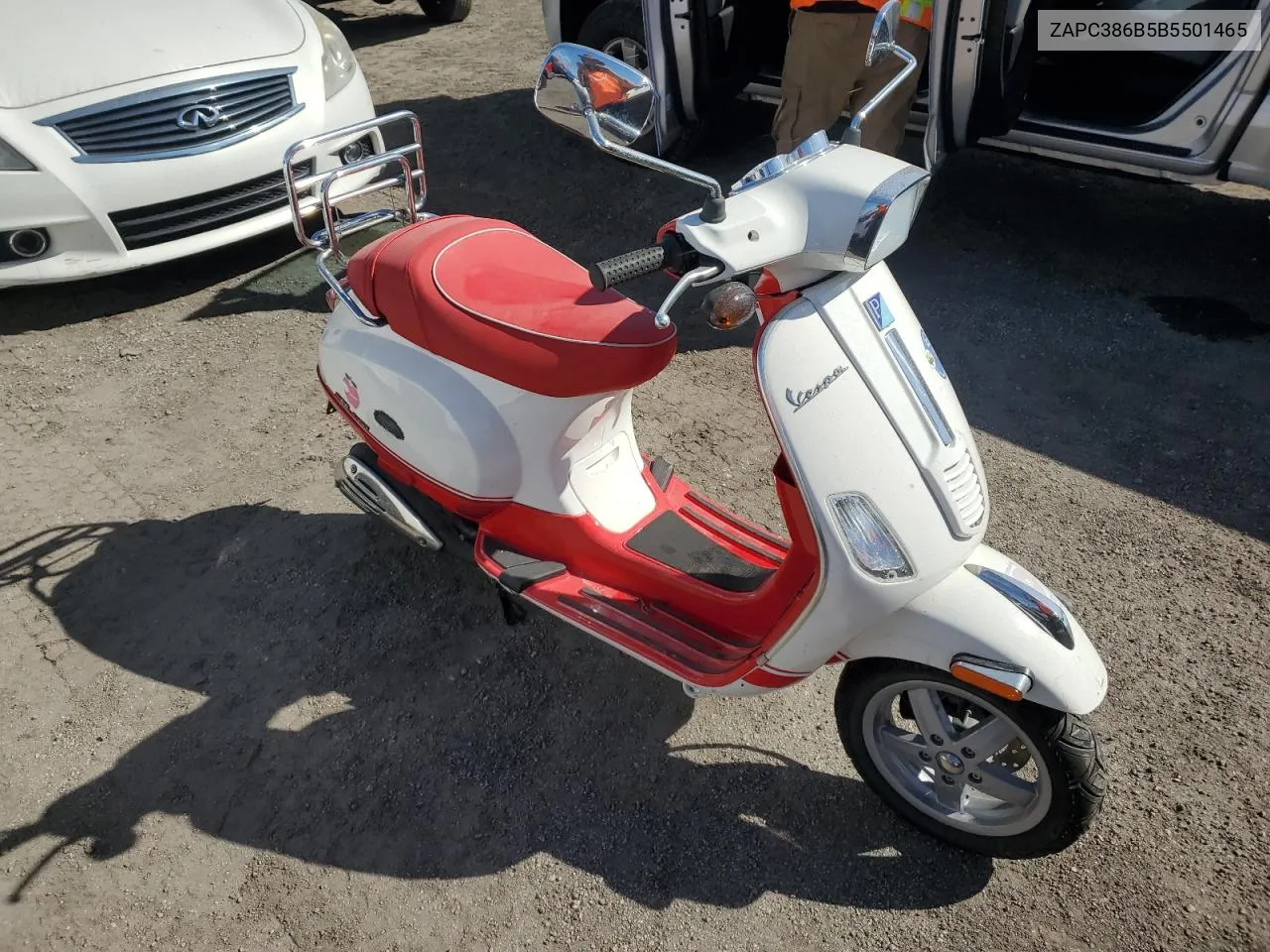 2011 Vespa Lx 50 VIN: ZAPC386B5B5501465 Lot: 75019094