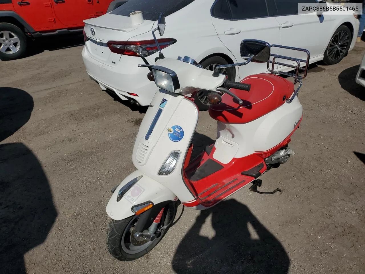 2011 Vespa Lx 50 VIN: ZAPC386B5B5501465 Lot: 75019094