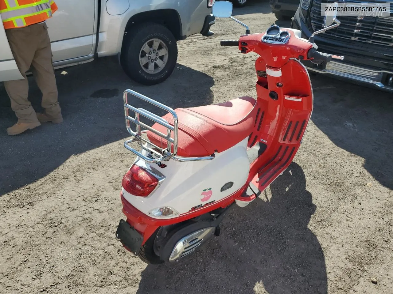 2011 Vespa Lx 50 VIN: ZAPC386B5B5501465 Lot: 75019094