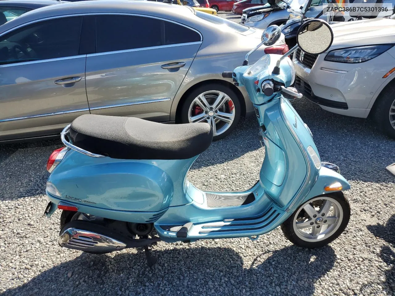 2012 Vespa Lx 50 VIN: ZAPC386B7C5301396 Lot: 74788874