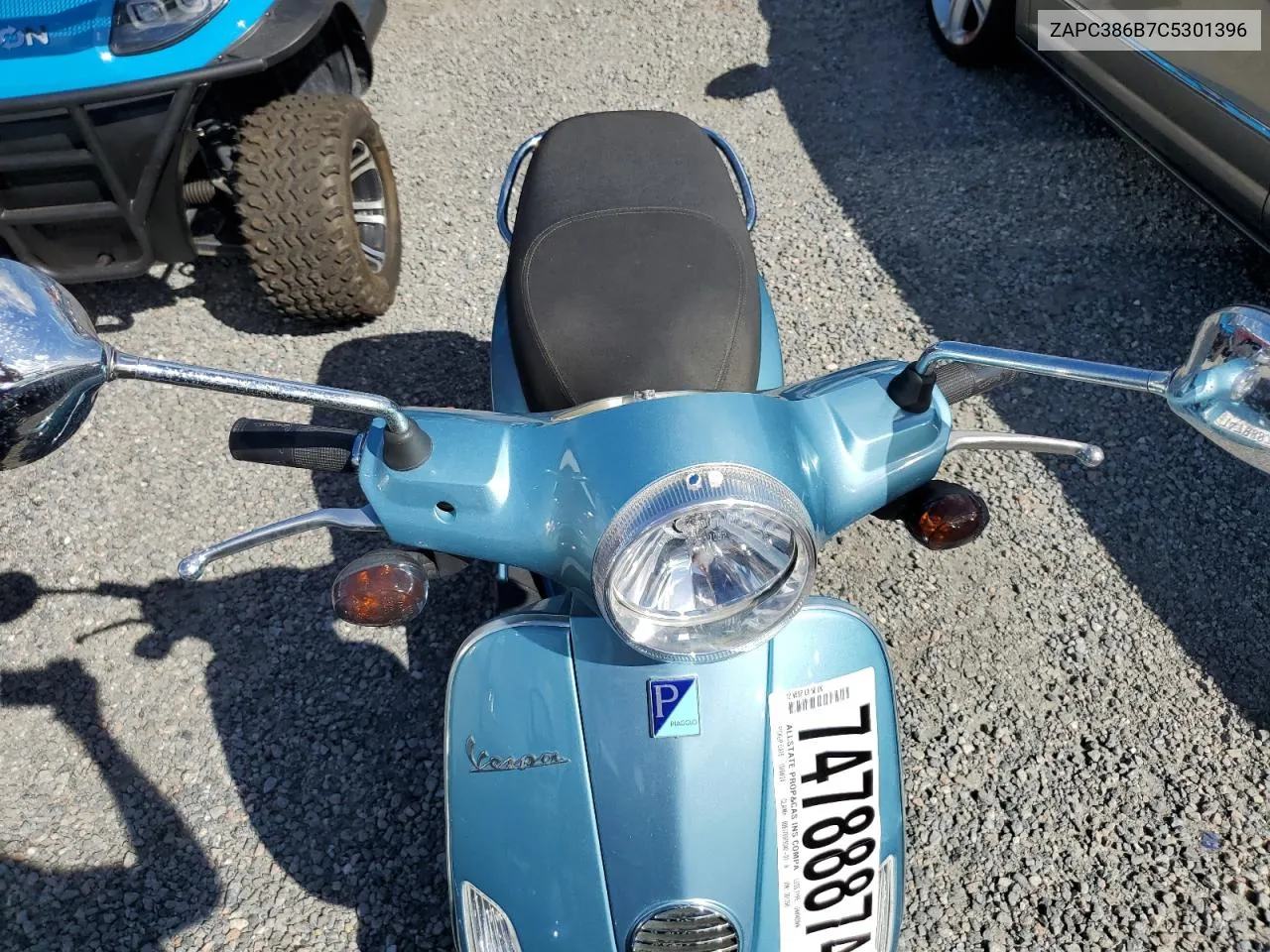 2012 Vespa Lx 50 VIN: ZAPC386B7C5301396 Lot: 74788874