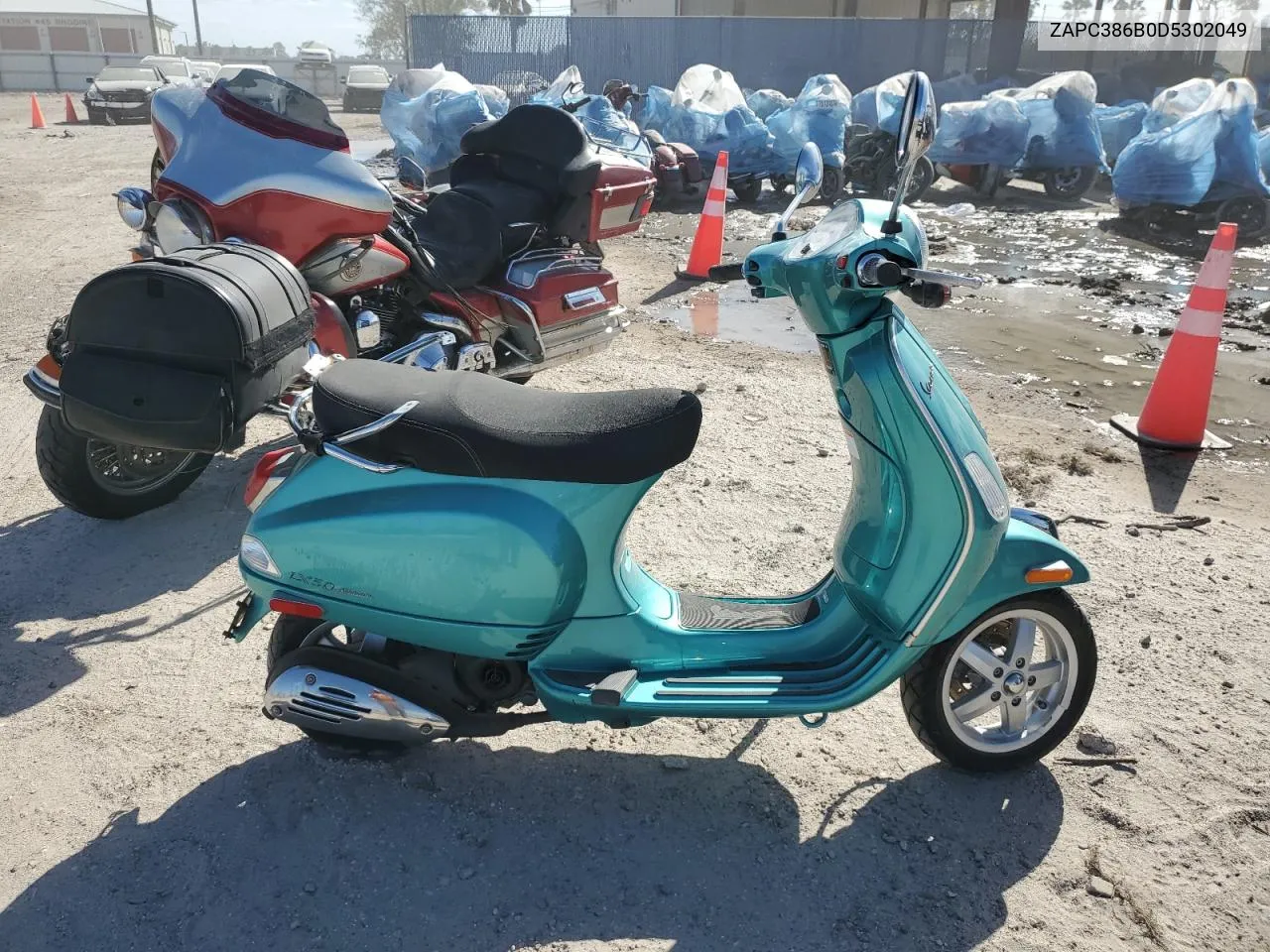 2013 Vespa Lx 50 VIN: ZAPC386B0D5302049 Lot: 75445644