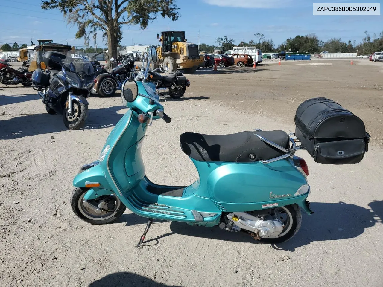 2013 Vespa Lx 50 VIN: ZAPC386B0D5302049 Lot: 75445644