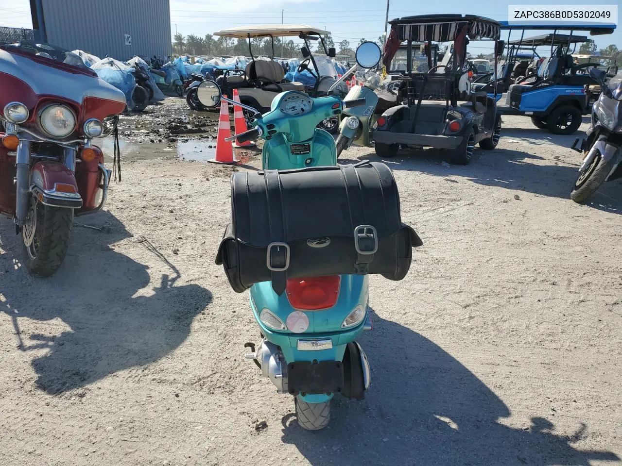 2013 Vespa Lx 50 VIN: ZAPC386B0D5302049 Lot: 75445644