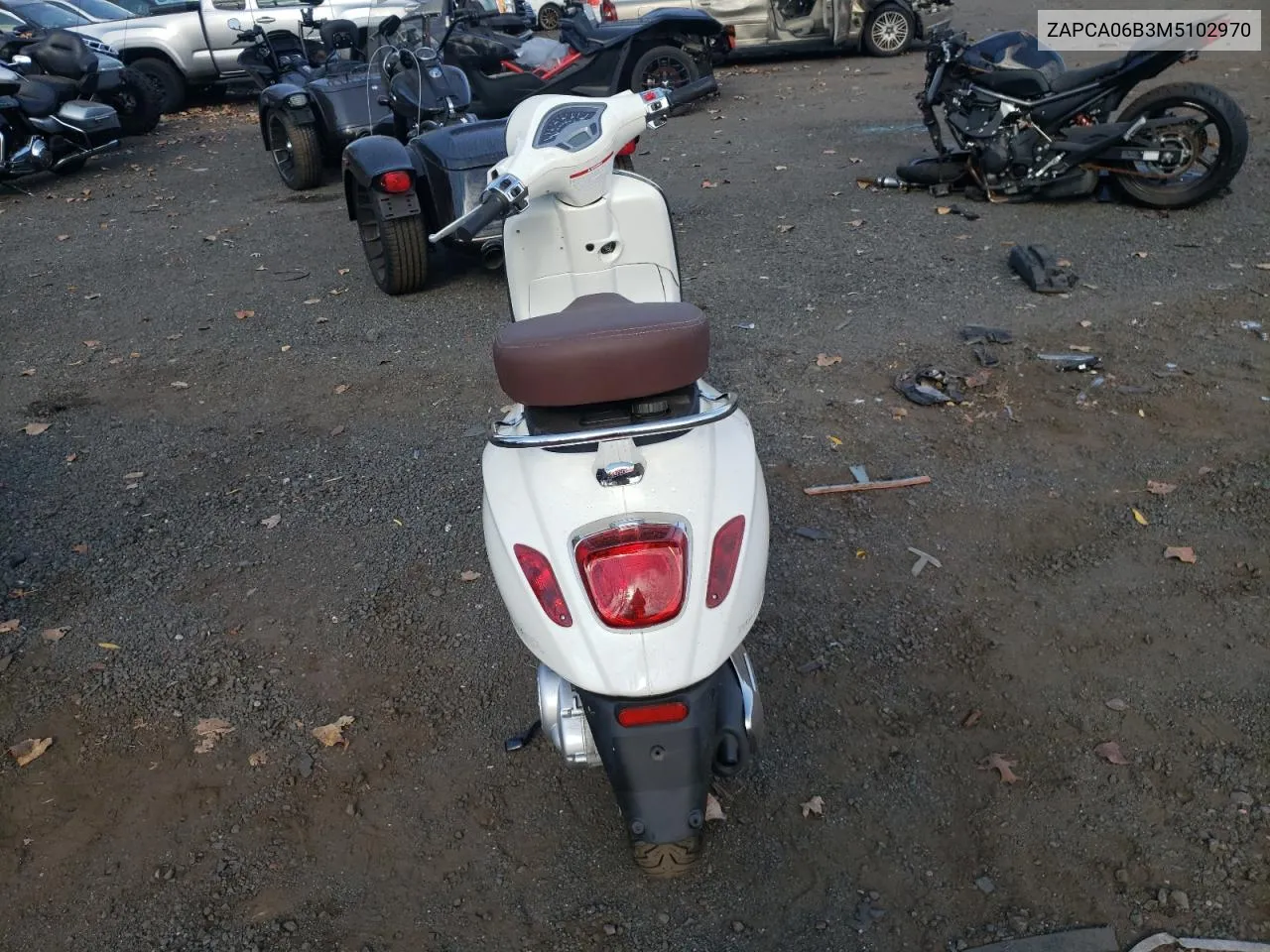 2021 Vespa Primavera/Sprint 50 VIN: ZAPCA06B3M5102970 Lot: 77105314