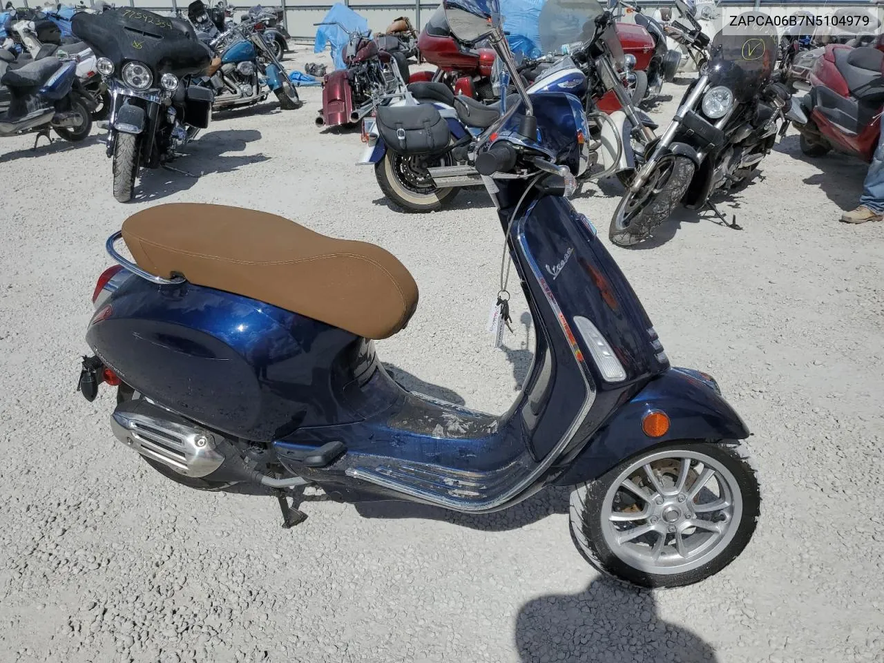 2022 Vespa Primavera/Sprint 50 VIN: ZAPCA06B7N5104979 Lot: 77872584