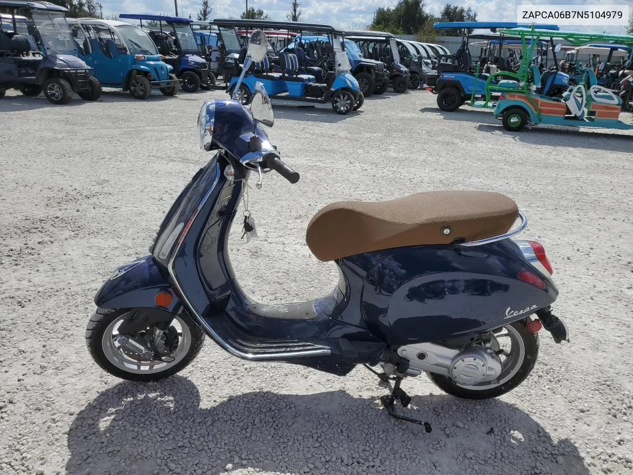 2022 Vespa Primavera/Sprint 50 VIN: ZAPCA06B7N5104979 Lot: 77872584