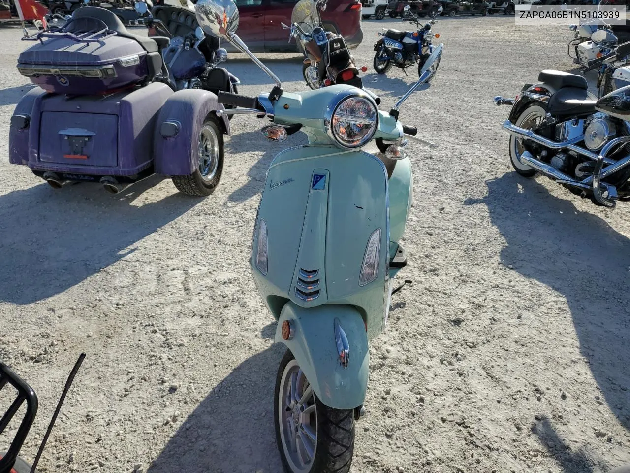 2022 Vespa Primavera/Sprint 50 VIN: ZAPCA06B1N5103939 Lot: 78284804