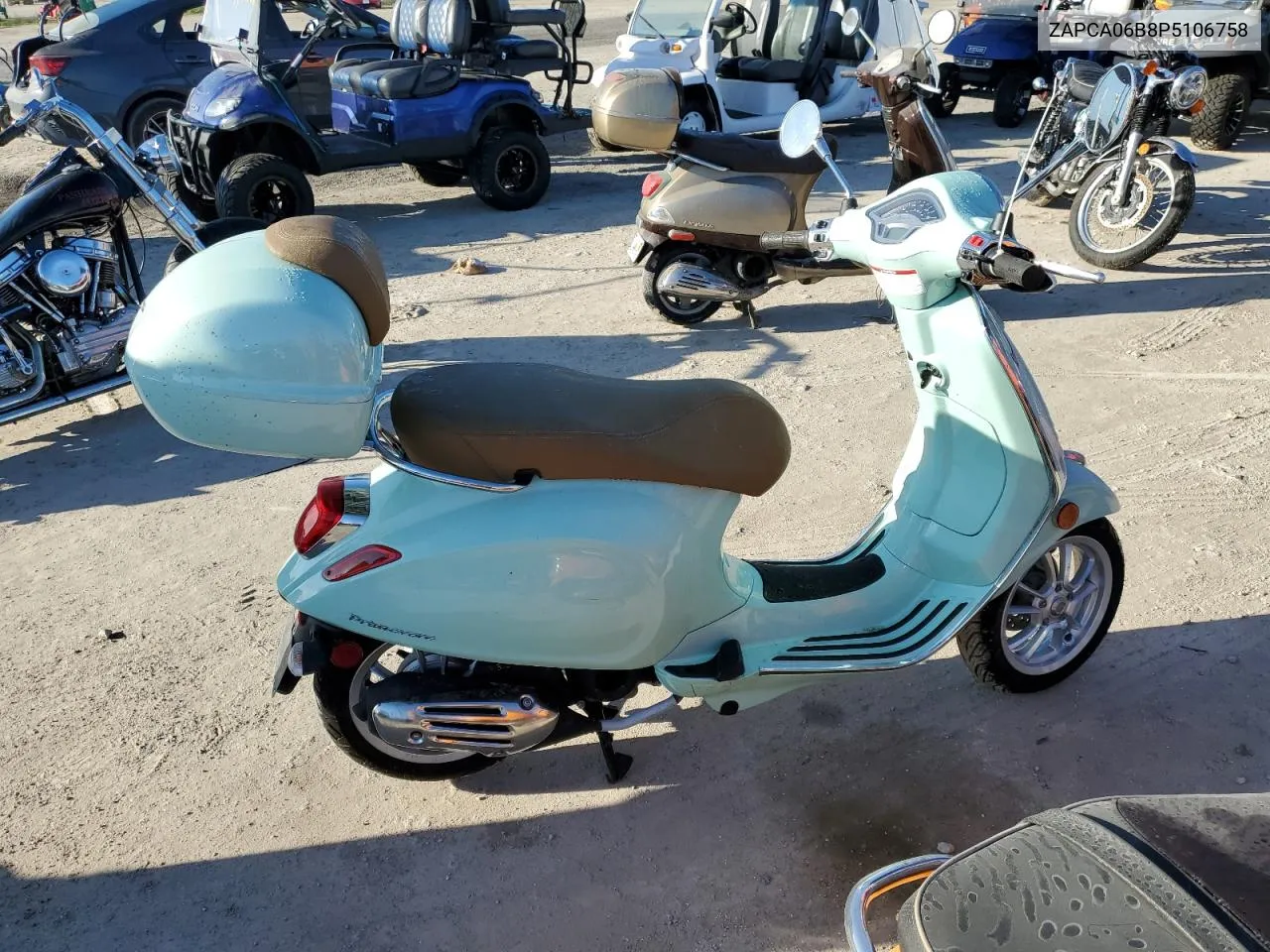 2023 Vespa Primavera/Sprint 50 VIN: ZAPCA06B8P5106758 Lot: 75121984