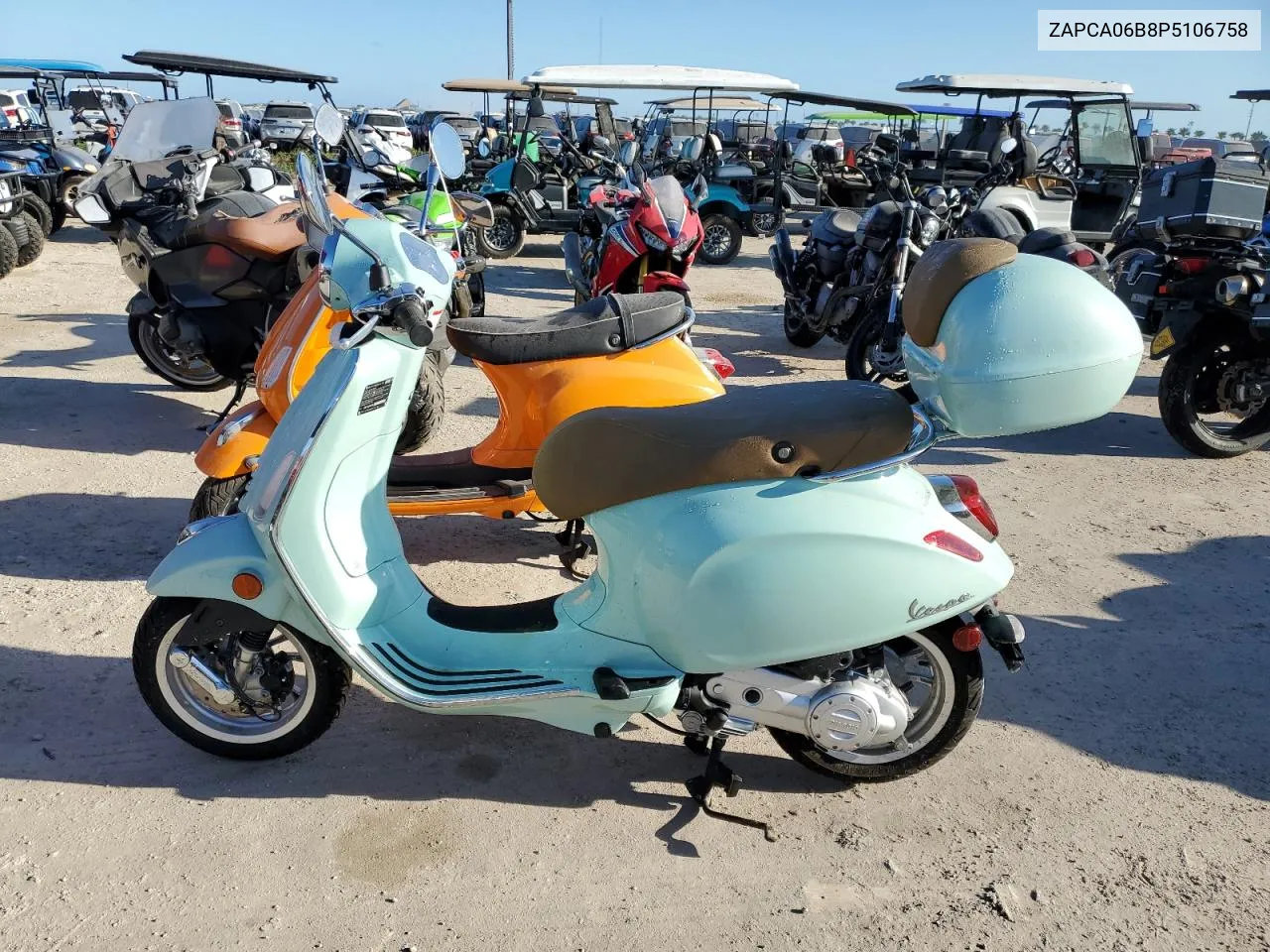 2023 Vespa Primavera/Sprint 50 VIN: ZAPCA06B8P5106758 Lot: 75121984