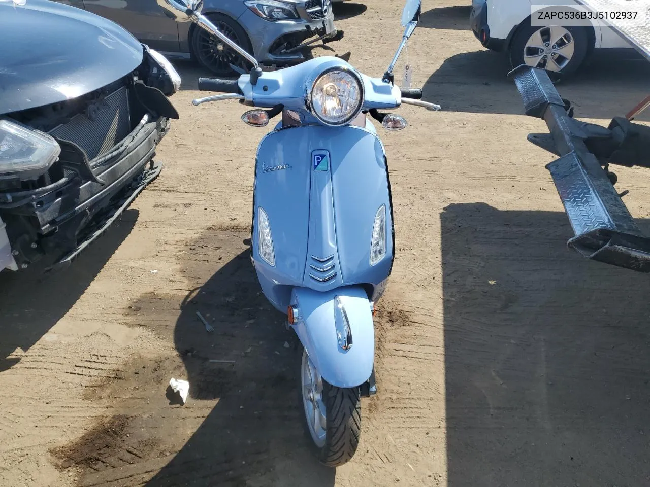 ZAPC536B3J5102937 2018 Vespa Primavera 50 4V Ie