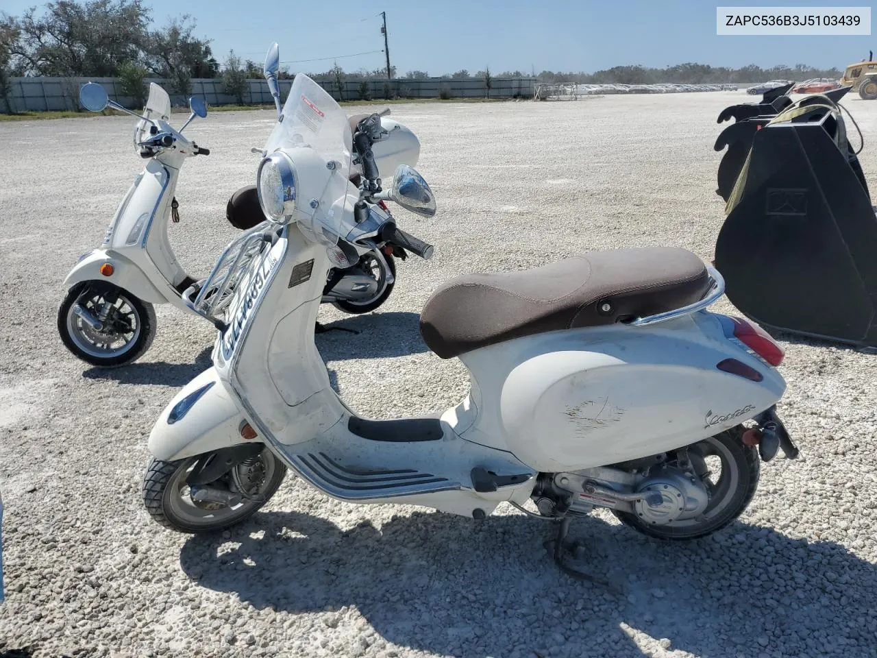 2018 Vespa Primavera 50 4V Ie VIN: ZAPC536B3J5103439 Lot: 76084174