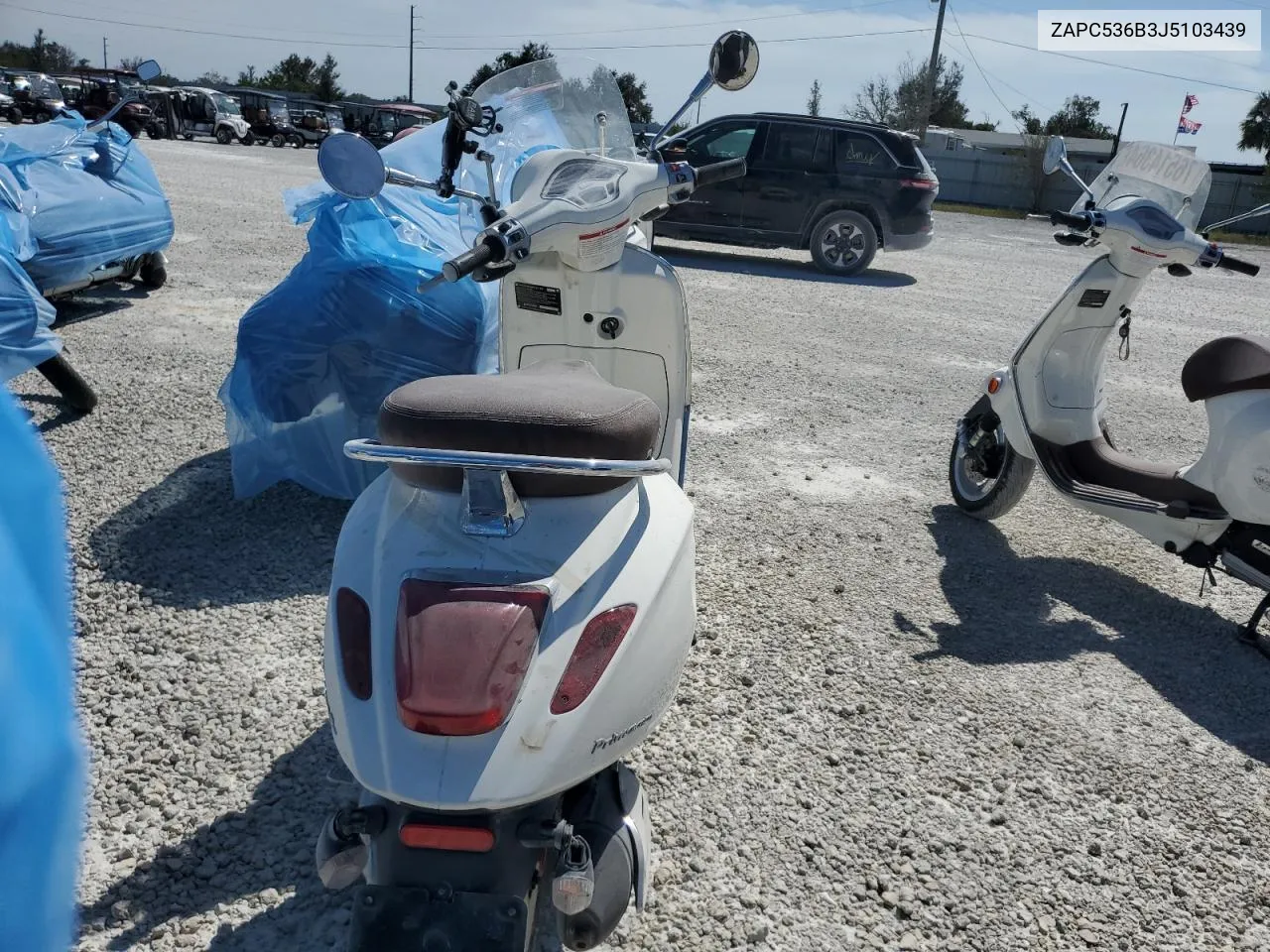 2018 Vespa Primavera 50 4V Ie VIN: ZAPC536B3J5103439 Lot: 76084174