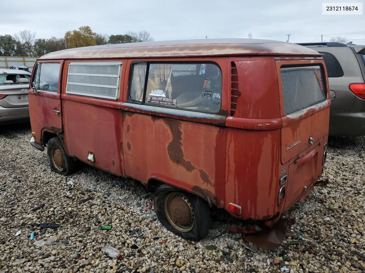 1971 Volkswagen Van VIN: 2312118674 Lot: 79556624