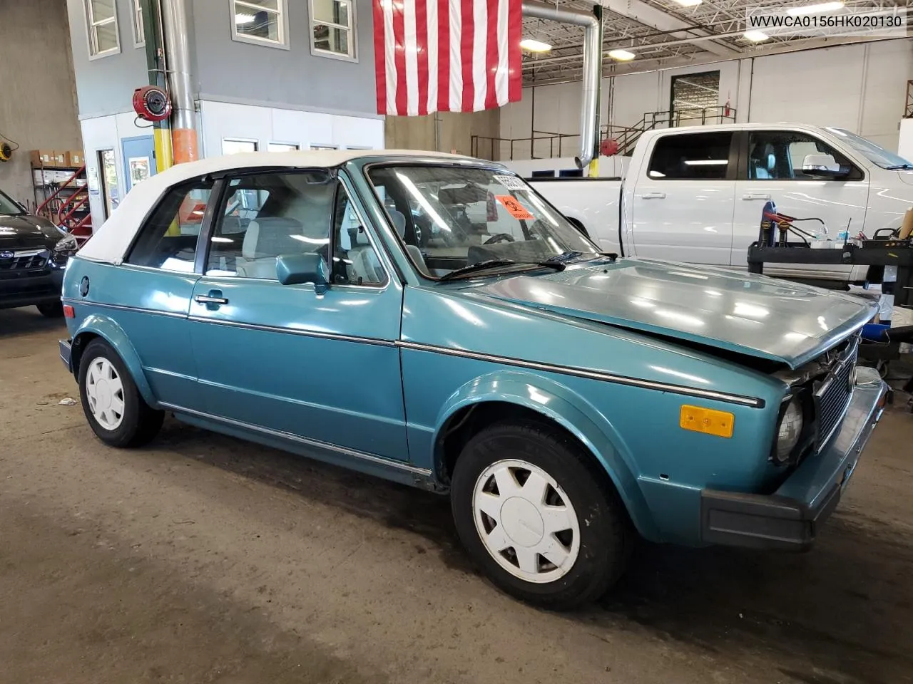 WVWCA0156HK020130 1987 Volkswagen Cabriolet