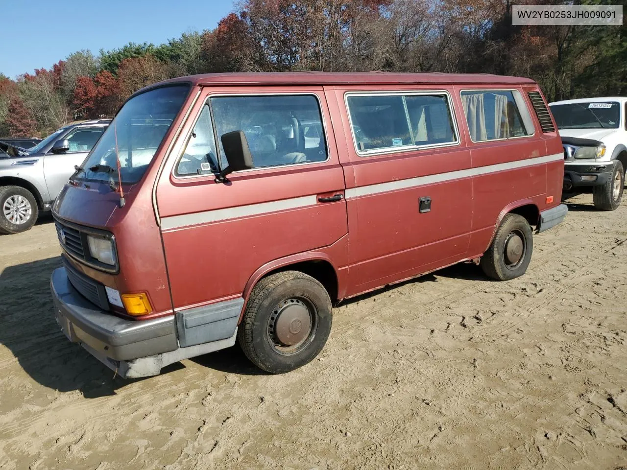 1988 Volkswagen Vanagon Bus VIN: WV2YB0253JH009091 Lot: 78457704