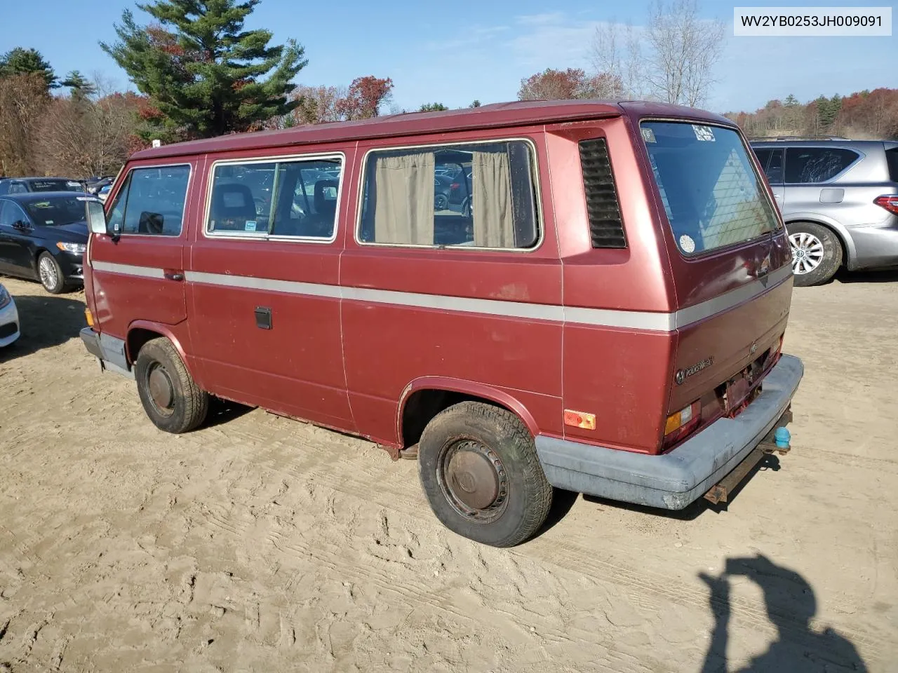 1988 Volkswagen Vanagon Bus VIN: WV2YB0253JH009091 Lot: 78457704