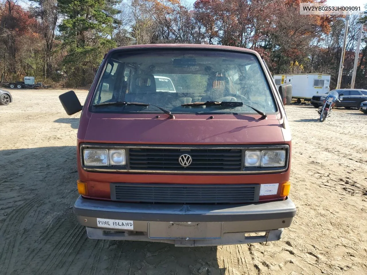 1988 Volkswagen Vanagon Bus VIN: WV2YB0253JH009091 Lot: 78457704