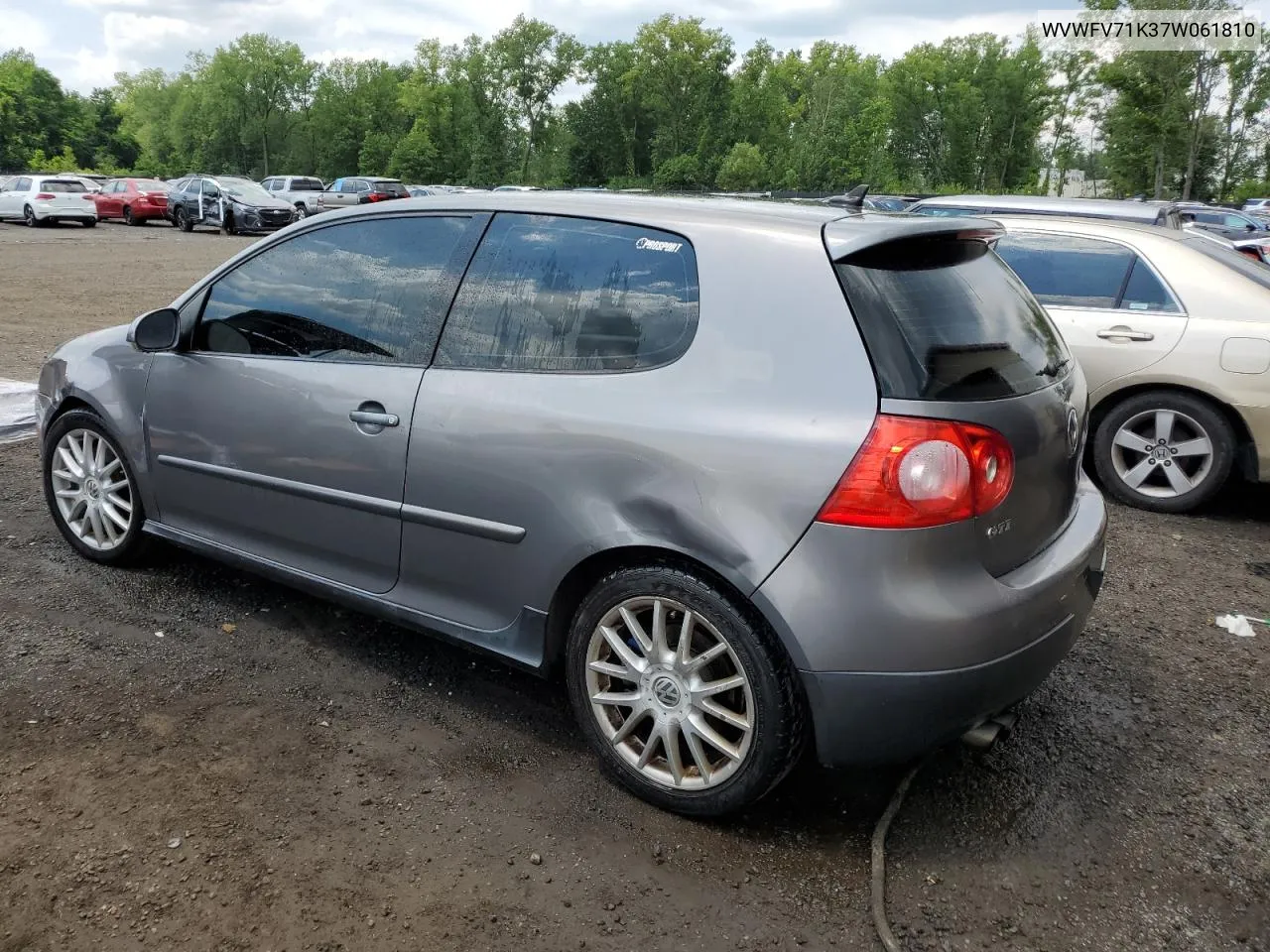 WVWFV71K37W061810 2007 Volkswagen New Gti Fahrenheit