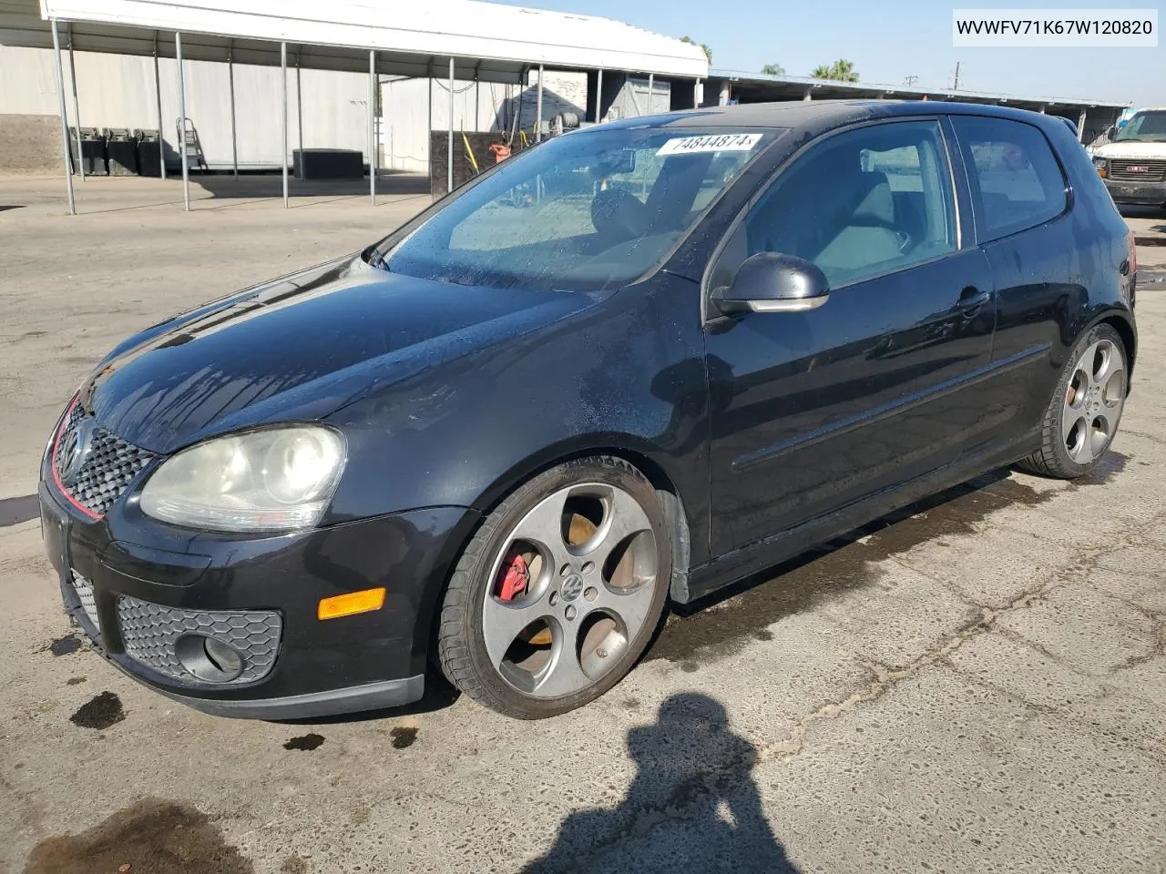 2007 Volkswagen New Gti Fahrenheit VIN: WVWFV71K67W120820 Lot: 74844874