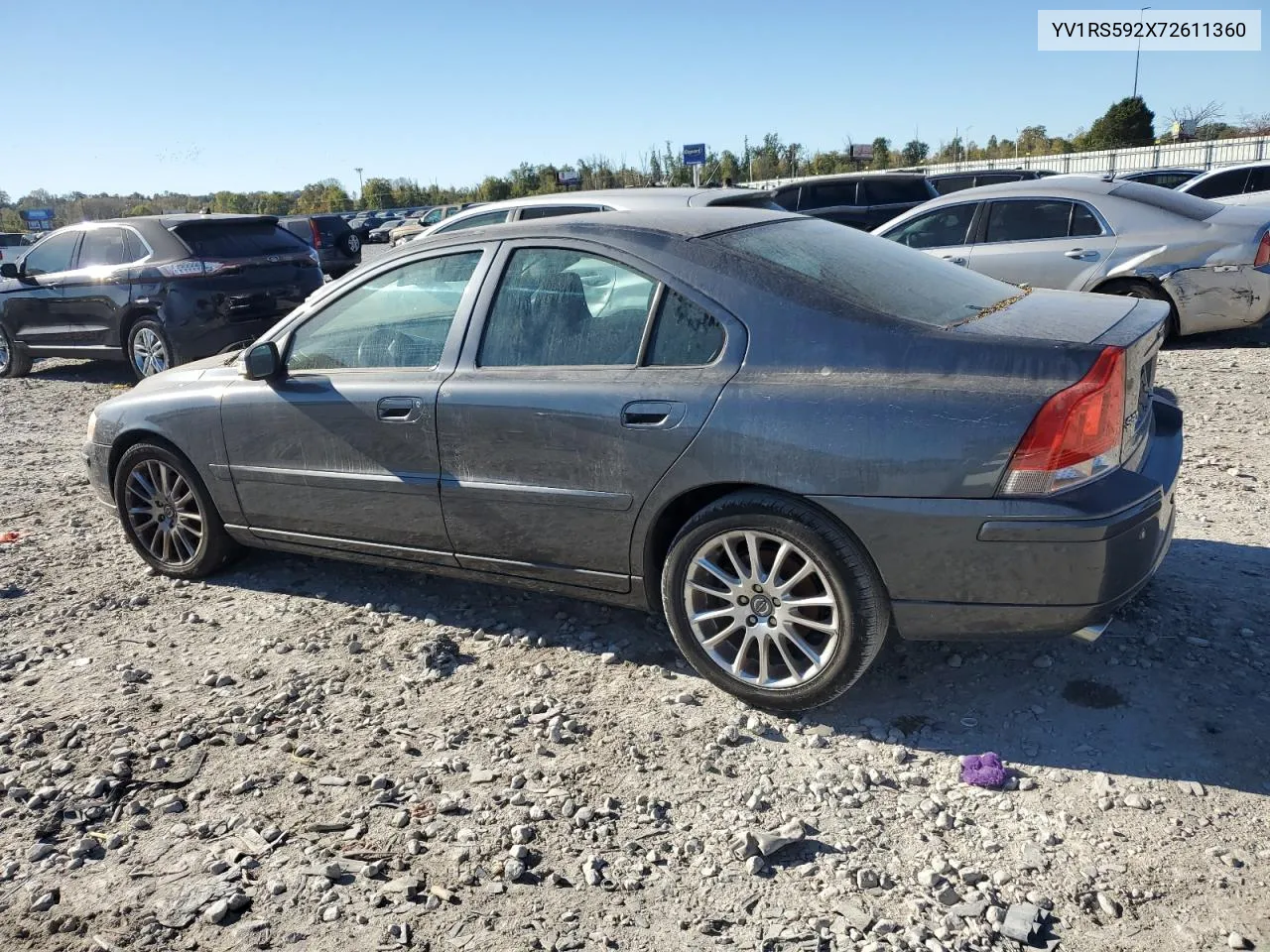 YV1RS592X72611360 2007 Volvo S60 2.5T