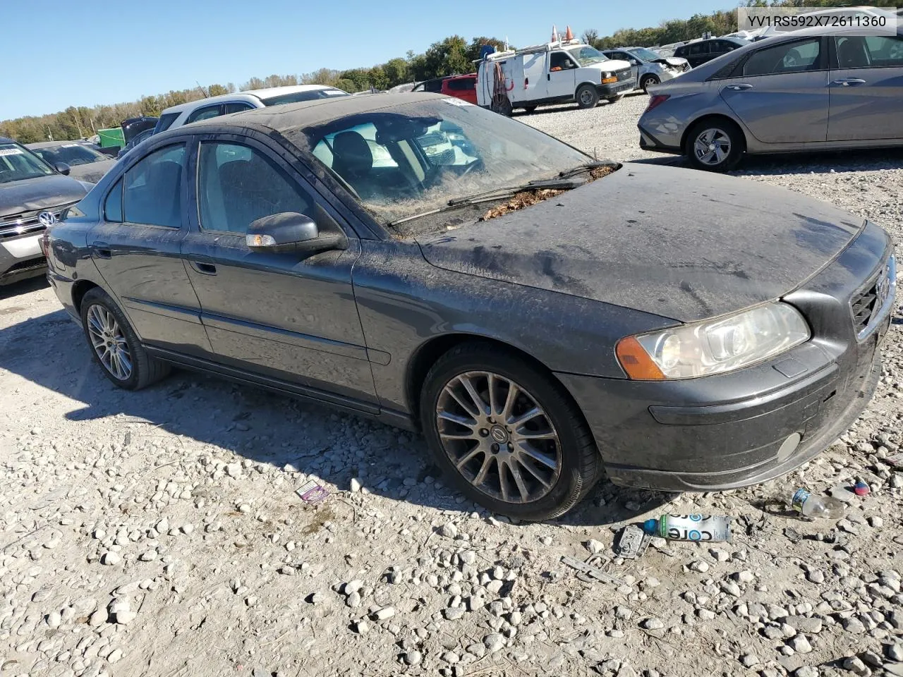 YV1RS592X72611360 2007 Volvo S60 2.5T