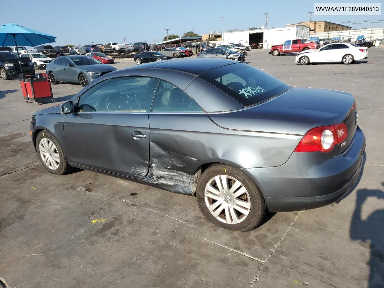 2008 Volkswagen Eos Turbo VIN: WVWAA71F28V040513 Lot: 66735714